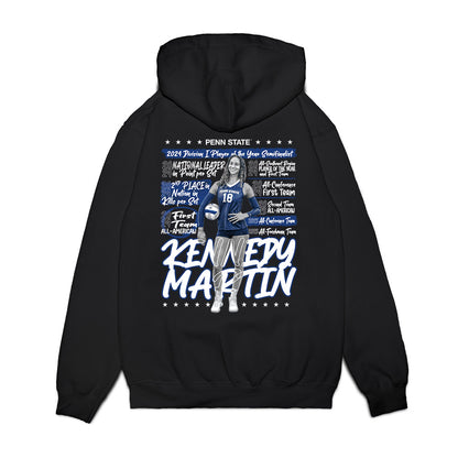 Penn State - NCAA Women's Volleyball : Kennedy Martin - Graphic Tee Premium Hooded Sweatshirt-1