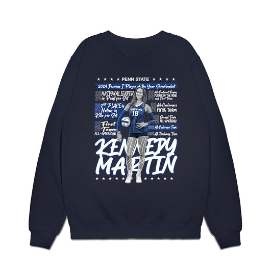 Penn State - NCAA Women's Volleyball : Kennedy Martin - Premium Crewneck Sweatshirt-0