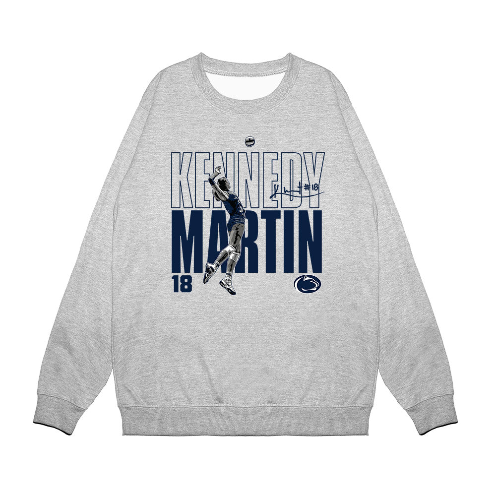 Penn State - NCAA Women's Volleyball : Kennedy Martin - Graphic Tee Premium Crewneck Sweatshirt-0