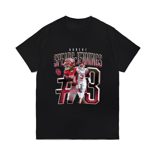 Oklahoma - NCAA Football : Robert Spears-Jennings - Caricature Comfort Colors T-Shirt-0