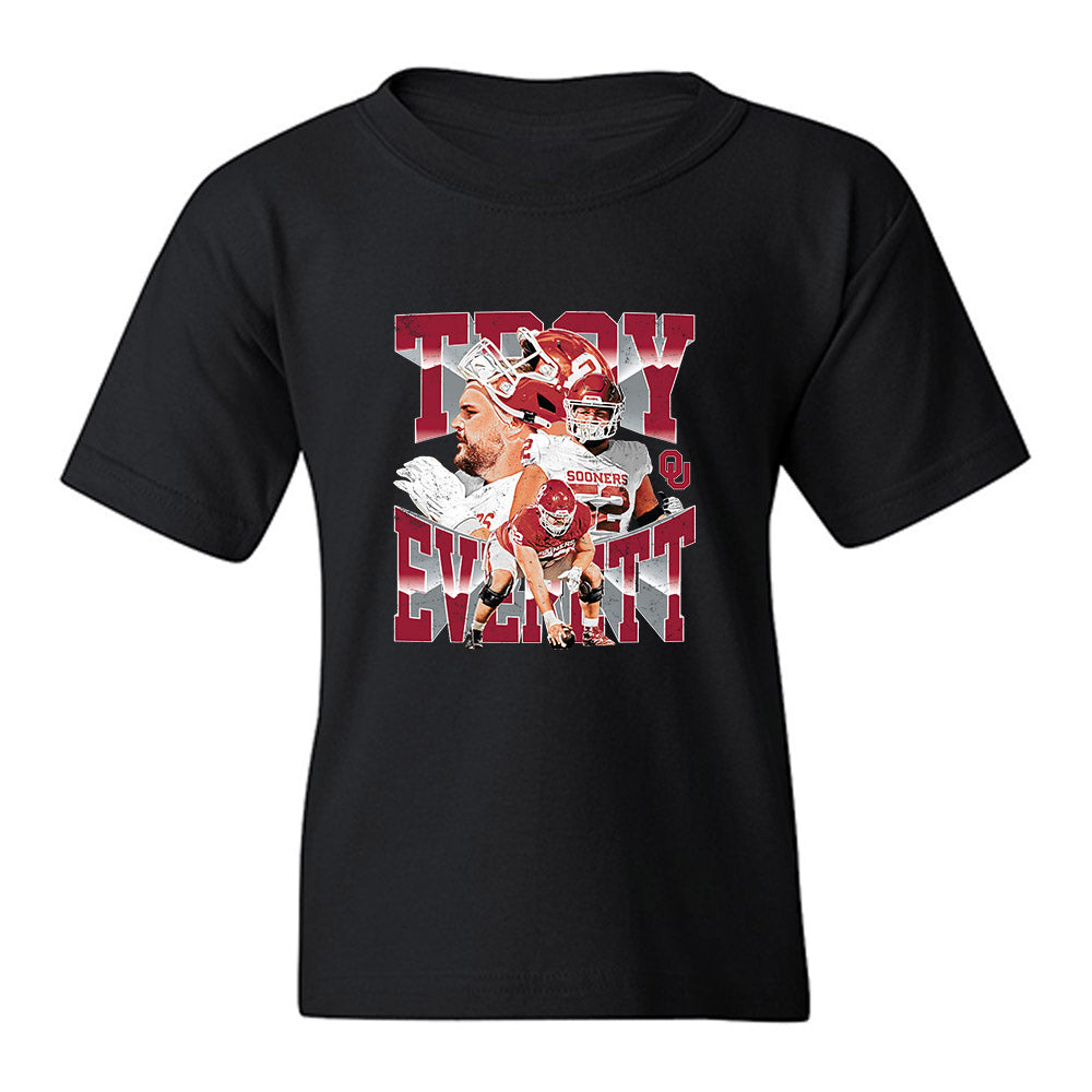 Oklahoma - NCAA Football : Troy Everett - Caricature Youth T-Shirt-0