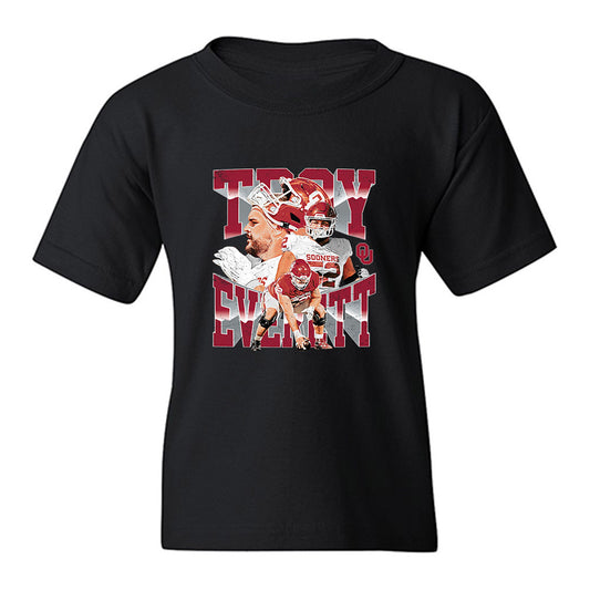 Oklahoma - NCAA Football : Troy Everett - Caricature Youth T-Shirt-0