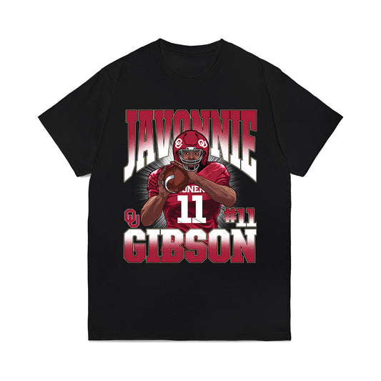 Oklahoma - NCAA Football : javonnie gibson - Caricature Comfort Colors T-Shirt-0