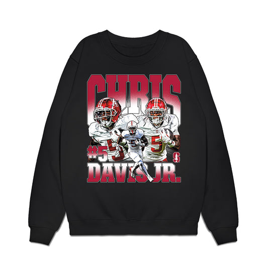 Stanford - NCAA Football : Chris Davis Jr. - Collage Premium Crewneck Sweatshirt-0