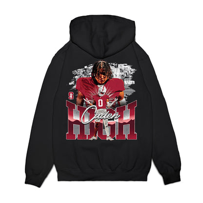 Stanford - NCAA Football : Caden High - Collage Premium Hooded Sweatshirt-1