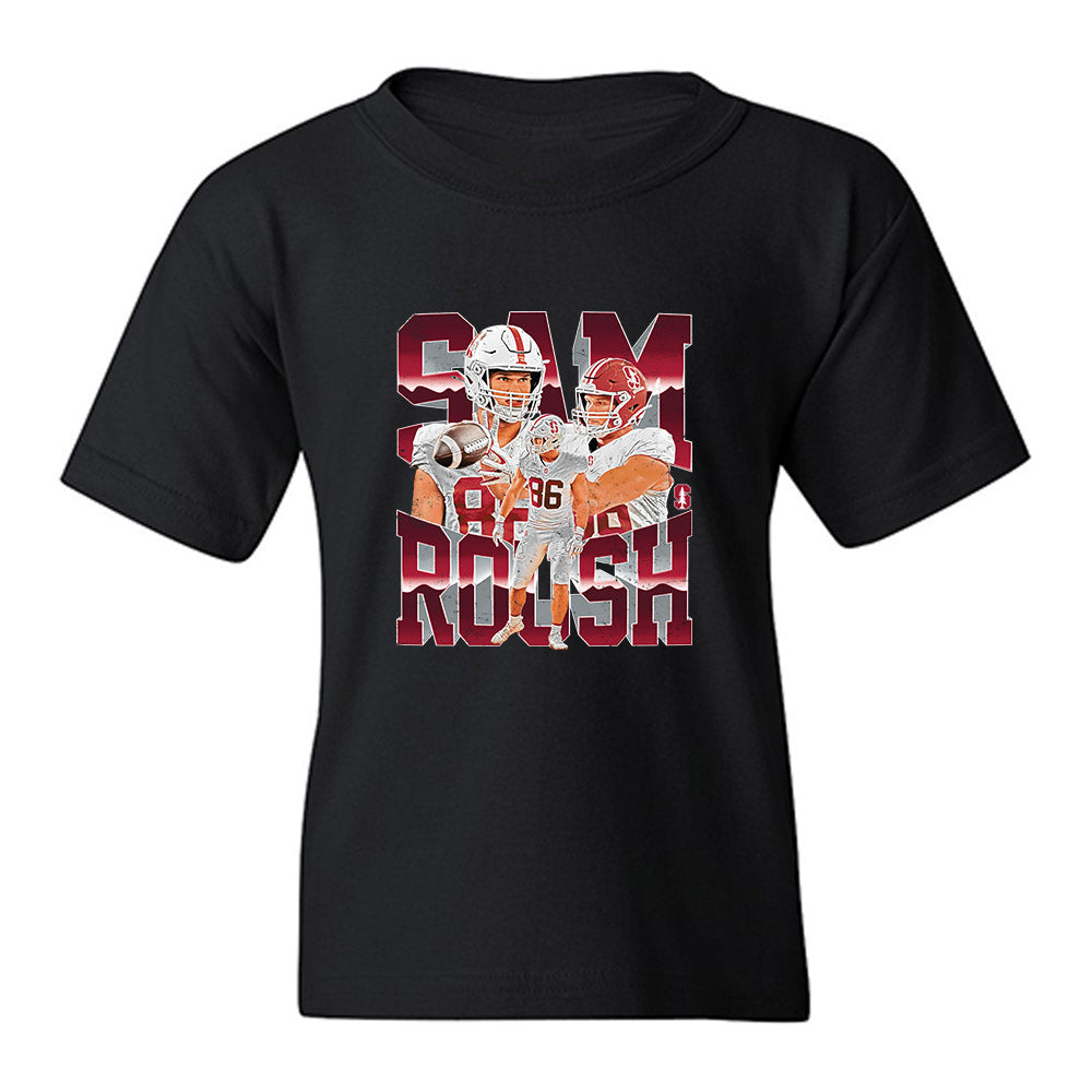 Stanford - NCAA Football : Sam Roush - Collage Youth T-Shirt-0