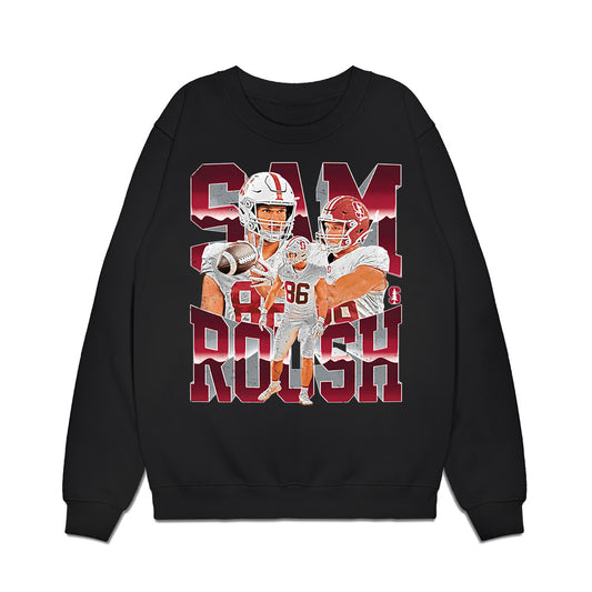 Stanford - NCAA Football : Sam Roush - Collage Premium Crewneck Sweatshirt-0