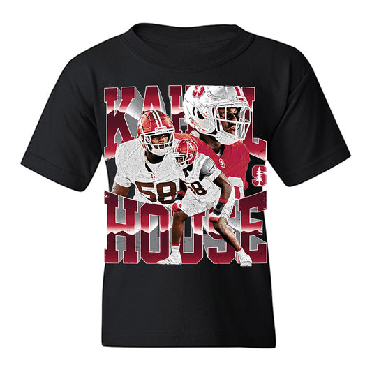 Stanford - NCAA Football : kahlil house - Youth T-Shirt-0