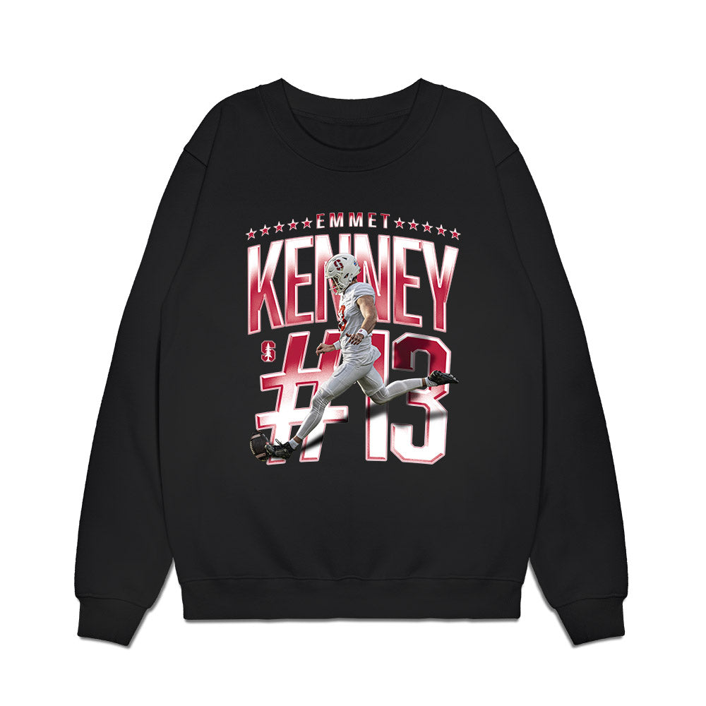 Stanford - NCAA Football : Emmet Kenney - Collage Premium Crewneck Sweatshirt-0