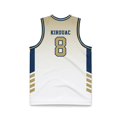Georgia Tech - NCAA Men's Basketball : Cole Kirouac - White Basketball Jersey-1