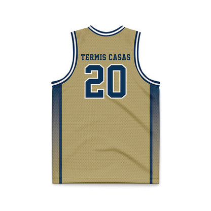 Georgia Tech - NCAA Women's Basketball : Ariadna Termis Casas - Gold Basketball Jersey-1
