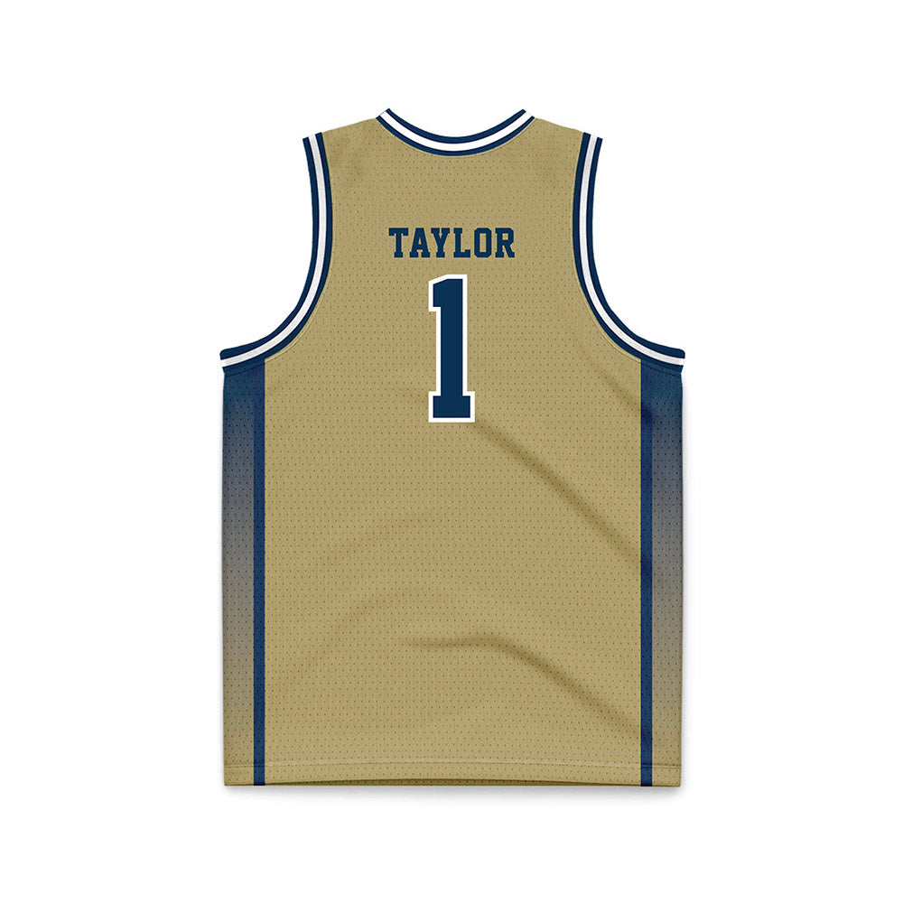 Georgia Tech - NCAA Women's Basketball : McKayla Taylor - Gold Basketball Jersey-1