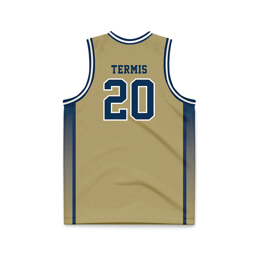 Georgia Tech - NCAA Women's Basketball : Ariadna Termis - Gold Basketball Jersey-1