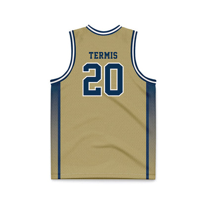 Georgia Tech - NCAA Women's Basketball : Ariadna Termis - Gold Basketball Jersey-1