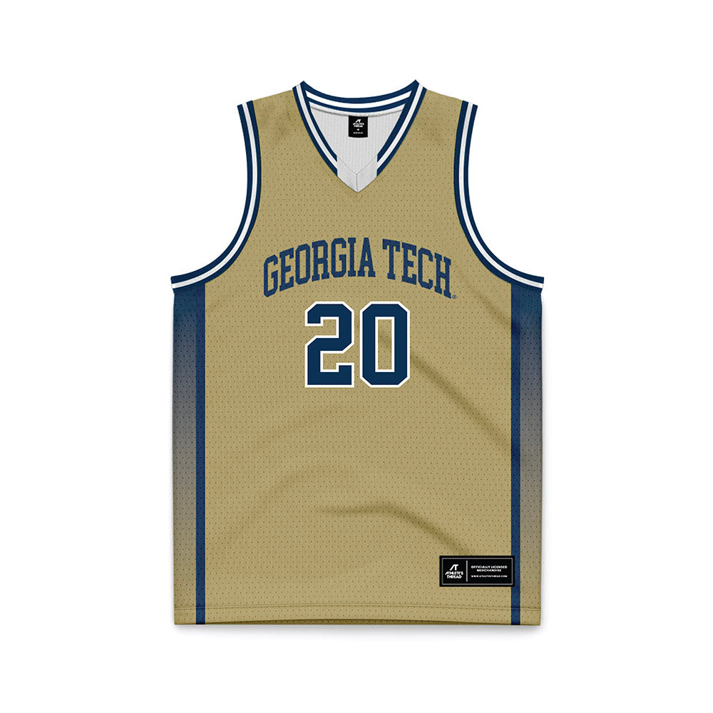 Georgia Tech - NCAA Women's Basketball : Ariadna Termis - Gold Basketball Jersey-0