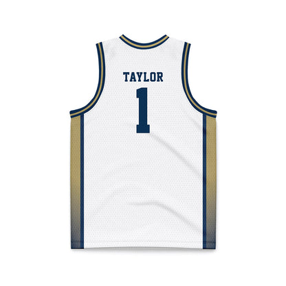 Georgia Tech - NCAA Women's Basketball : McKayla Taylor - White Basketball Jersey-1