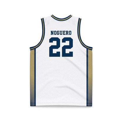 Georgia Tech - NCAA Women's Basketball : Inés Noguero - White Basketball Jersey-1
