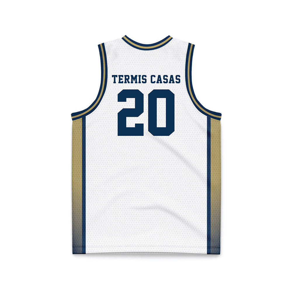 Georgia Tech - NCAA Women's Basketball : Ariadna Termis Casas - White Basketball Jersey-1