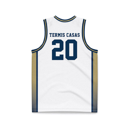 Georgia Tech - NCAA Women's Basketball : Ariadna Termis Casas - White Basketball Jersey-1