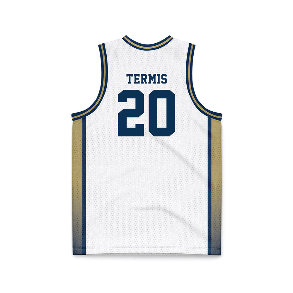Georgia Tech - NCAA Women's Basketball : Ariadna Termis - White Basketball Jersey-1