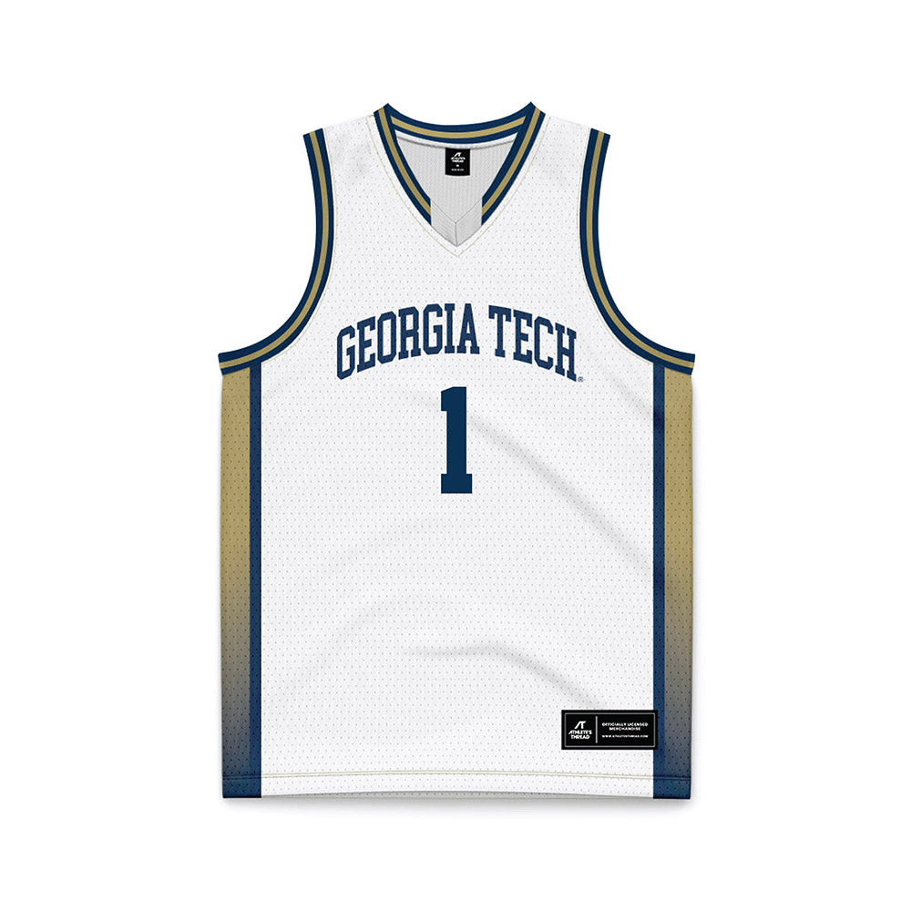 Georgia Tech - NCAA Women's Basketball : McKayla Taylor - White Basketball Jersey-0