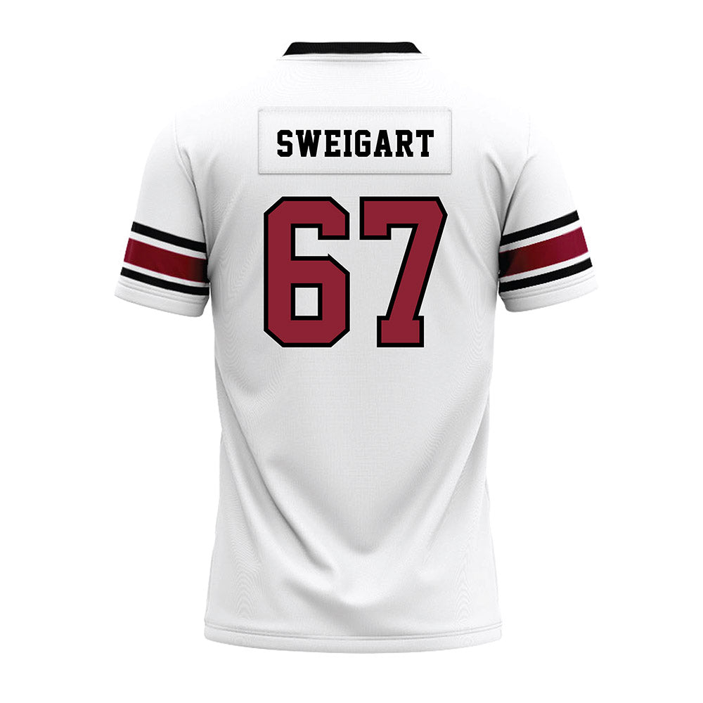 South Carolina - NCAA Football : Chase Sweigart - White Premium Football Jersey-1