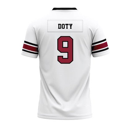 South Carolina - NCAA Football : Luke Doty - White Premium Football Jersey-1