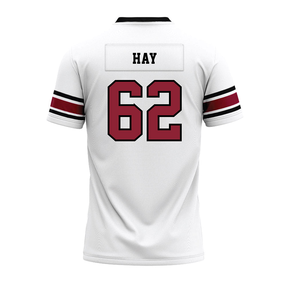 South Carolina - NCAA Football : Nolan Hay - White Premium Football Jersey-1