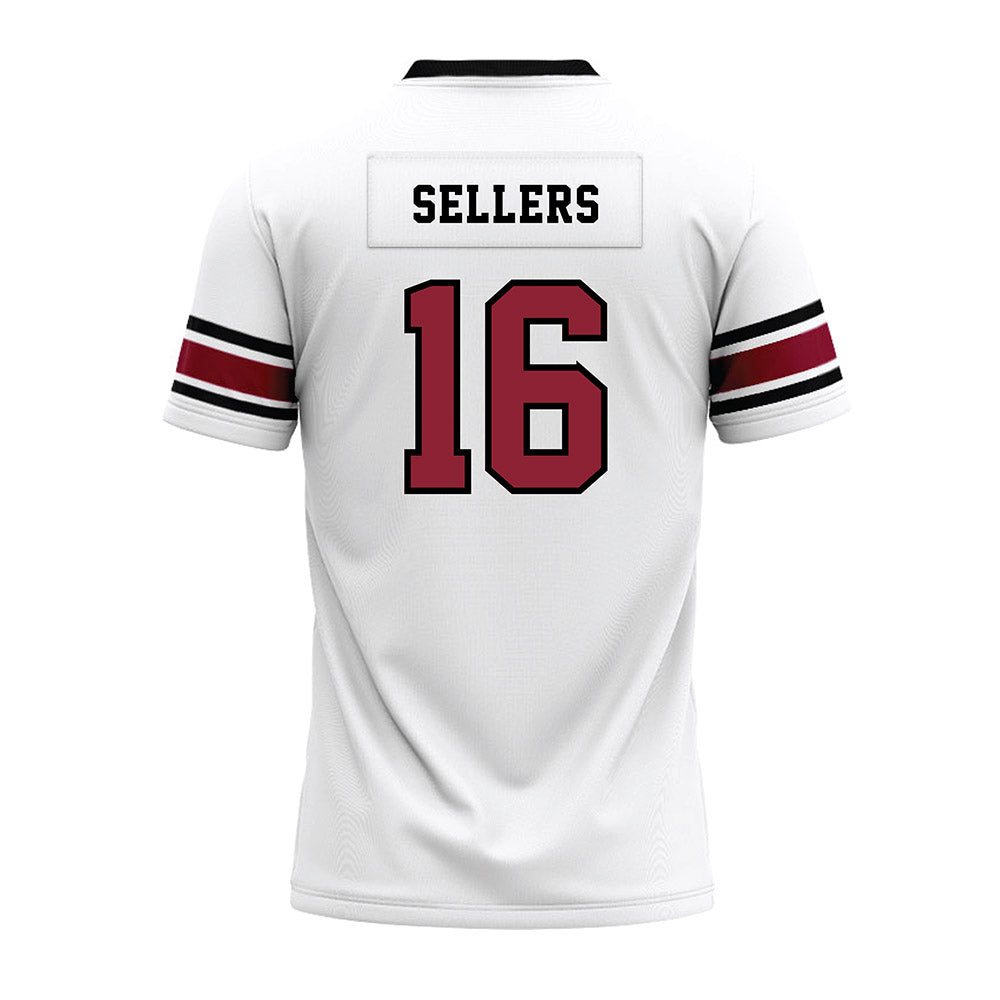 South Carolina - NCAA Football : LaNorris Sellers - White Premium Football Jersey-1