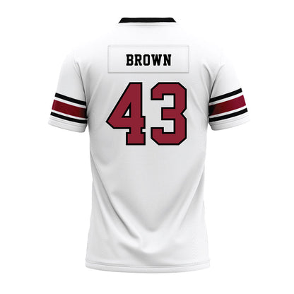South Carolina - NCAA Football : Tony Brown - White Premium Football Jersey-1