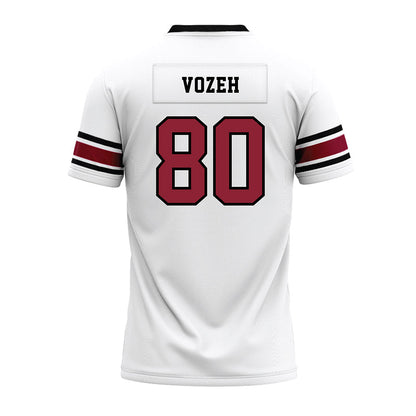 South Carolina - NCAA Football : Lukas Vozeh - White Premium Football Jersey-1