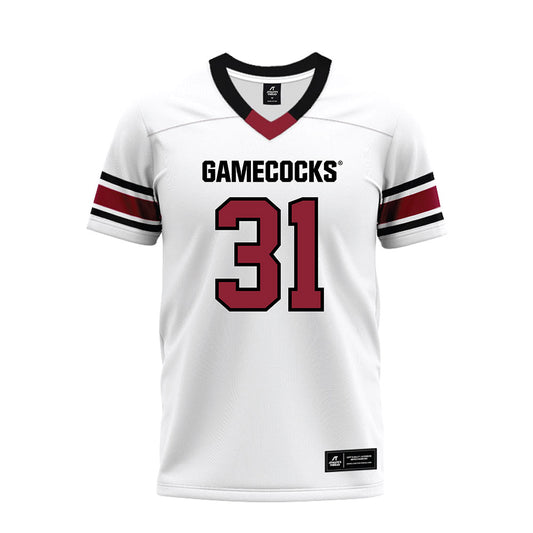 South Carolina - NCAA Football : Peyton Williams - White Premium Football Jersey-0