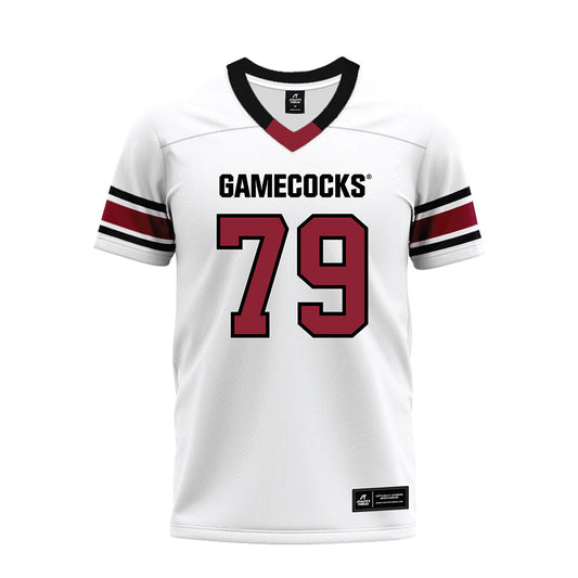 South Carolina - NCAA Football : Damola Ajidahun - White Premium Football Jersey-0