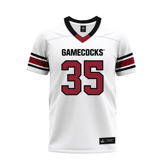 South Carolina - NCAA Football : Chase McCracken - White Premium Football Jersey-0