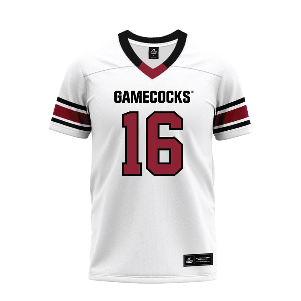 South Carolina - NCAA Football : LaNorris Sellers - White Premium Football Jersey-0