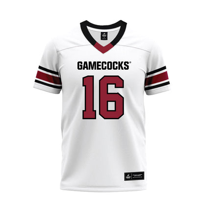 South Carolina - NCAA Football : LaNorris Sellers - White Premium Football Jersey-0