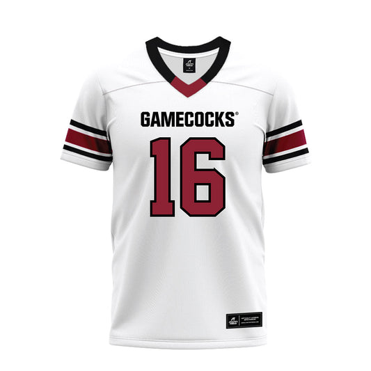South Carolina - NCAA Football : LaNorris Sellers - White Premium Football Jersey-0