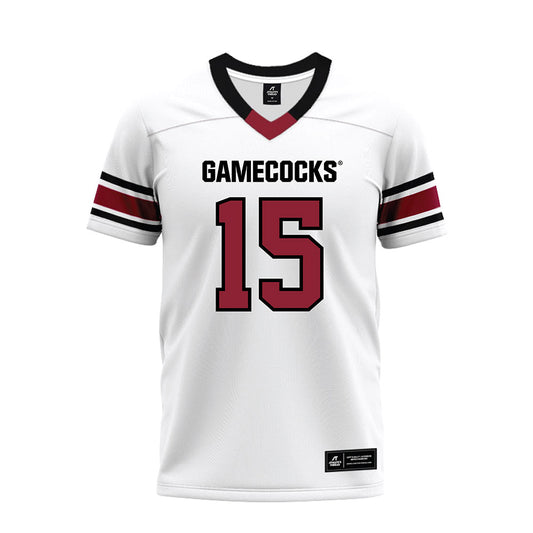 South Carolina - NCAA Football : Brandon Cisse - White Premium Football Jersey-0