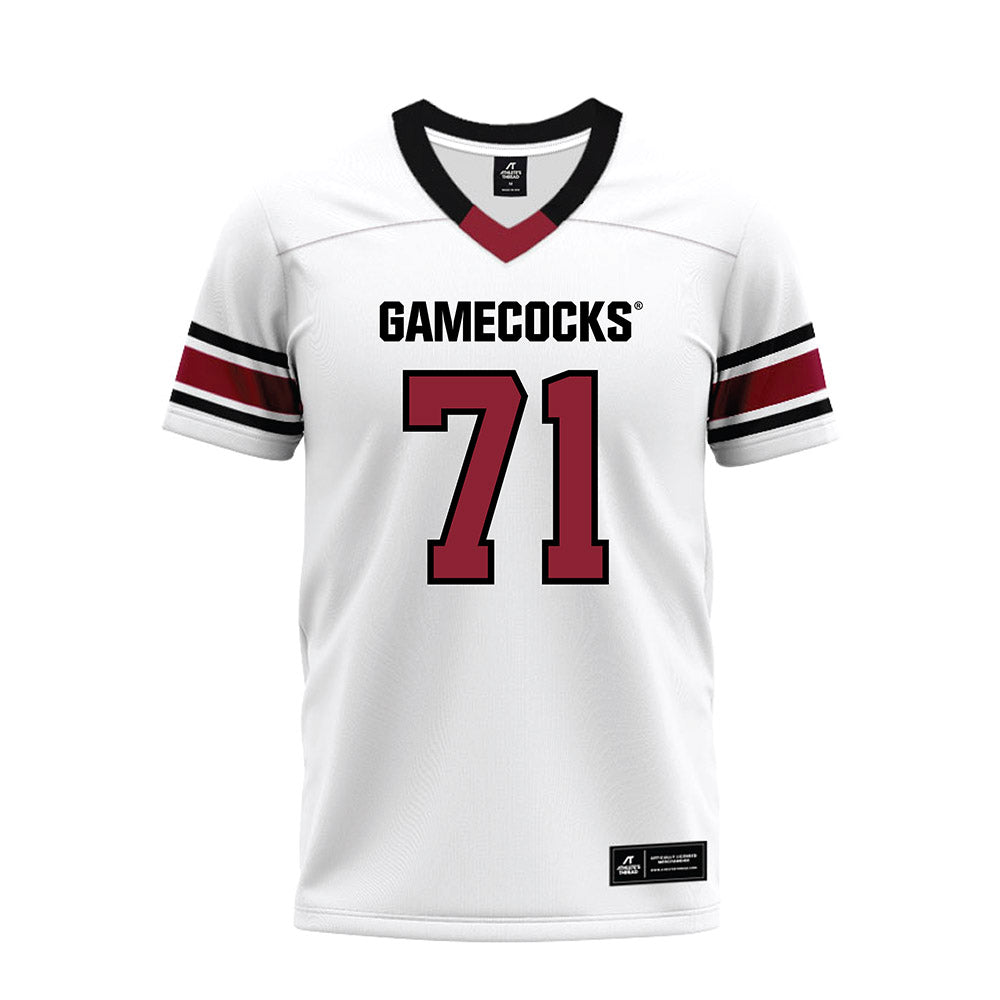South Carolina - NCAA Football : Blake Franks - White Premium Football Jersey-0