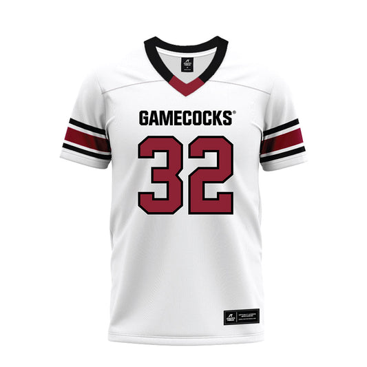 South Carolina - NCAA Football : Bradley Dunn - White Premium Football Jersey-0