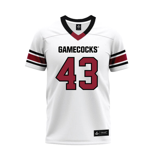 South Carolina - NCAA Football : Tony Brown - White Premium Football Jersey-0