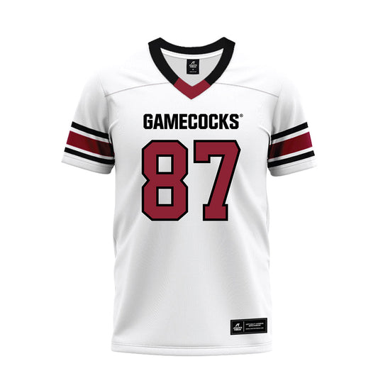 South Carolina - NCAA Football : Brady Hunt - White Premium Football Jersey-0