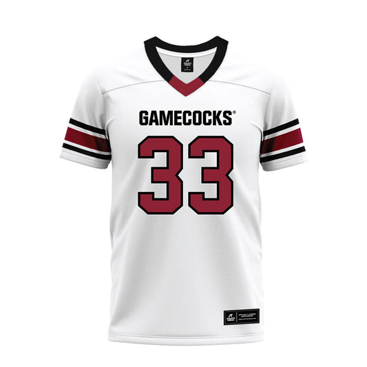 South Carolina - NCAA Football : Troy Pikes - White Premium Football Jersey-0