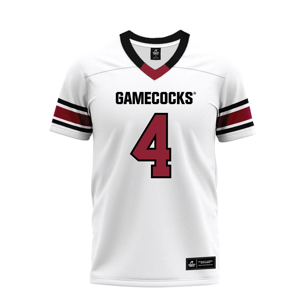 South Carolina - NCAA Football : Vandrevius Jacobs - White Premium Football Jersey-0