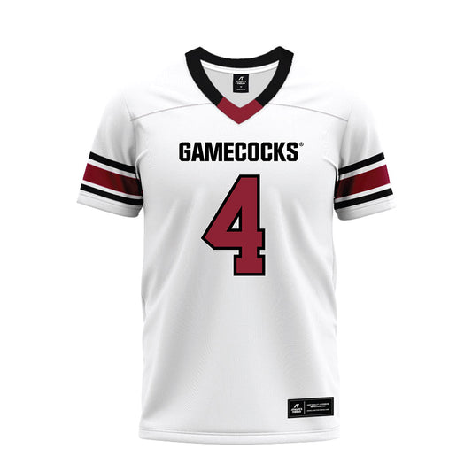 South Carolina - NCAA Football : Vandrevius Jacobs - White Premium Football Jersey-0