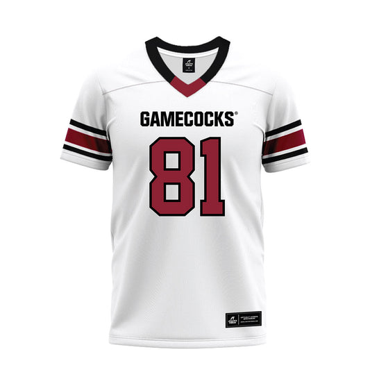 South Carolina - NCAA Football : Reno Roehm - White Premium Football Jersey-0