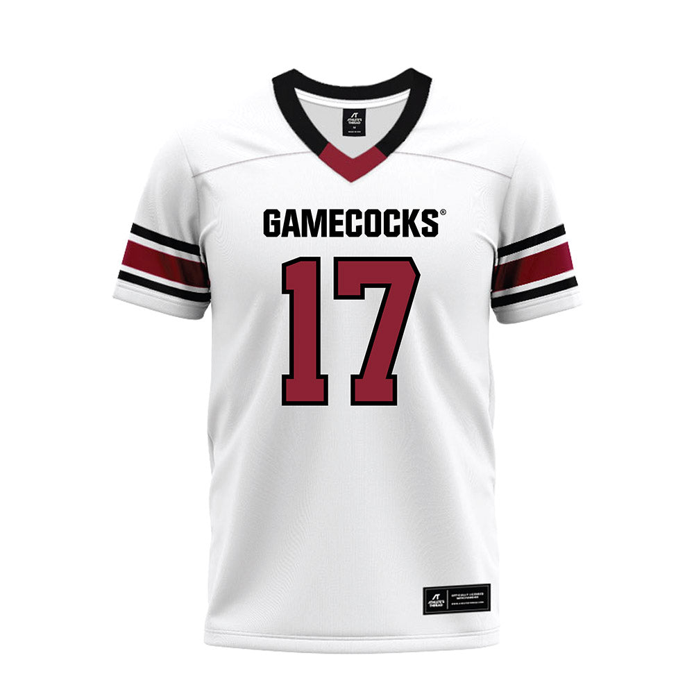 South Carolina - NCAA Football : Justin Okoronkwo - White Premium Football Jersey-0