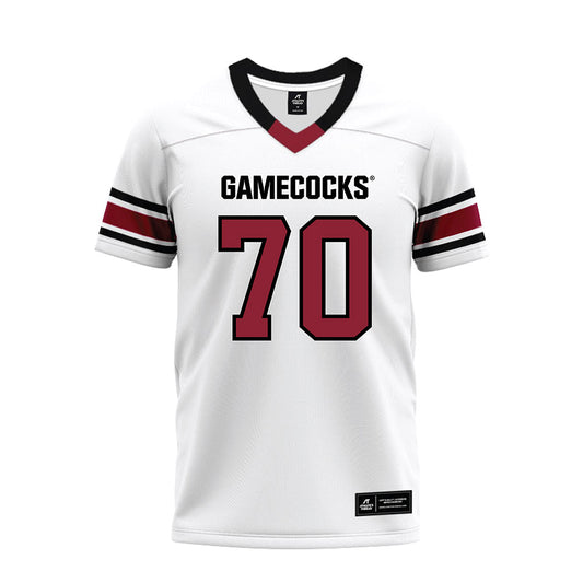 South Carolina - NCAA Football : Jake Recker - White Premium Football Jersey-0
