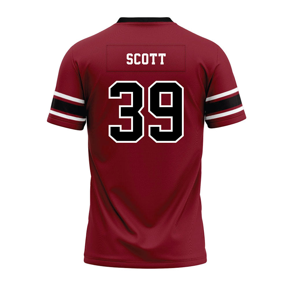 South Carolina - NCAA Football : Larry Scott - Garnet Premium Football Jersey-1