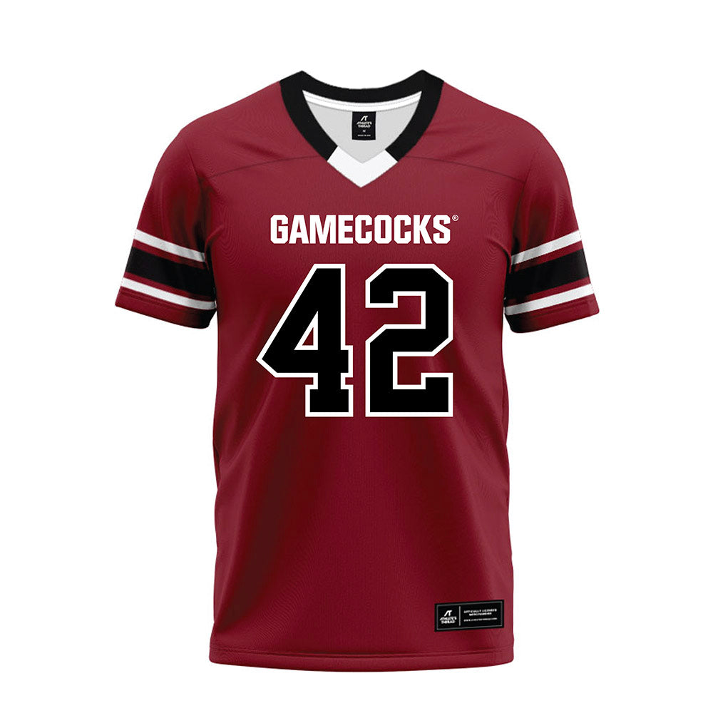 South Carolina - NCAA Football : Josh Smith - Garnet Premium Football Jersey-0